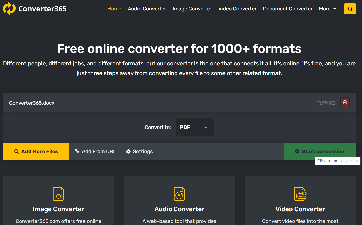 Online Converter - Convert Video, Audio, Image, PDF
