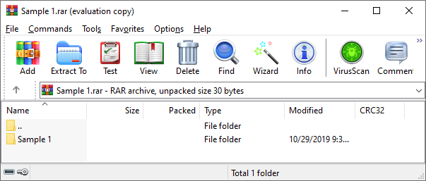 archive file format - rar
